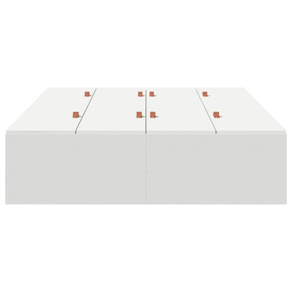 vidaXL Storage Bed Frame White 120 x 190 cm Engineered Wood