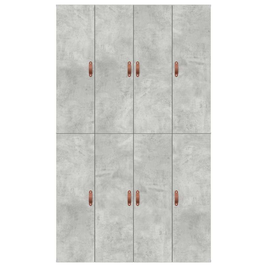 vidaXL Storage Bed Frame Concrete Grey 120 x 190 cm Engineered Wood