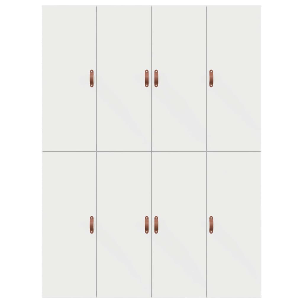 vidaXL Storage Bed Frame White 135 x 190 cm Engineered Wood