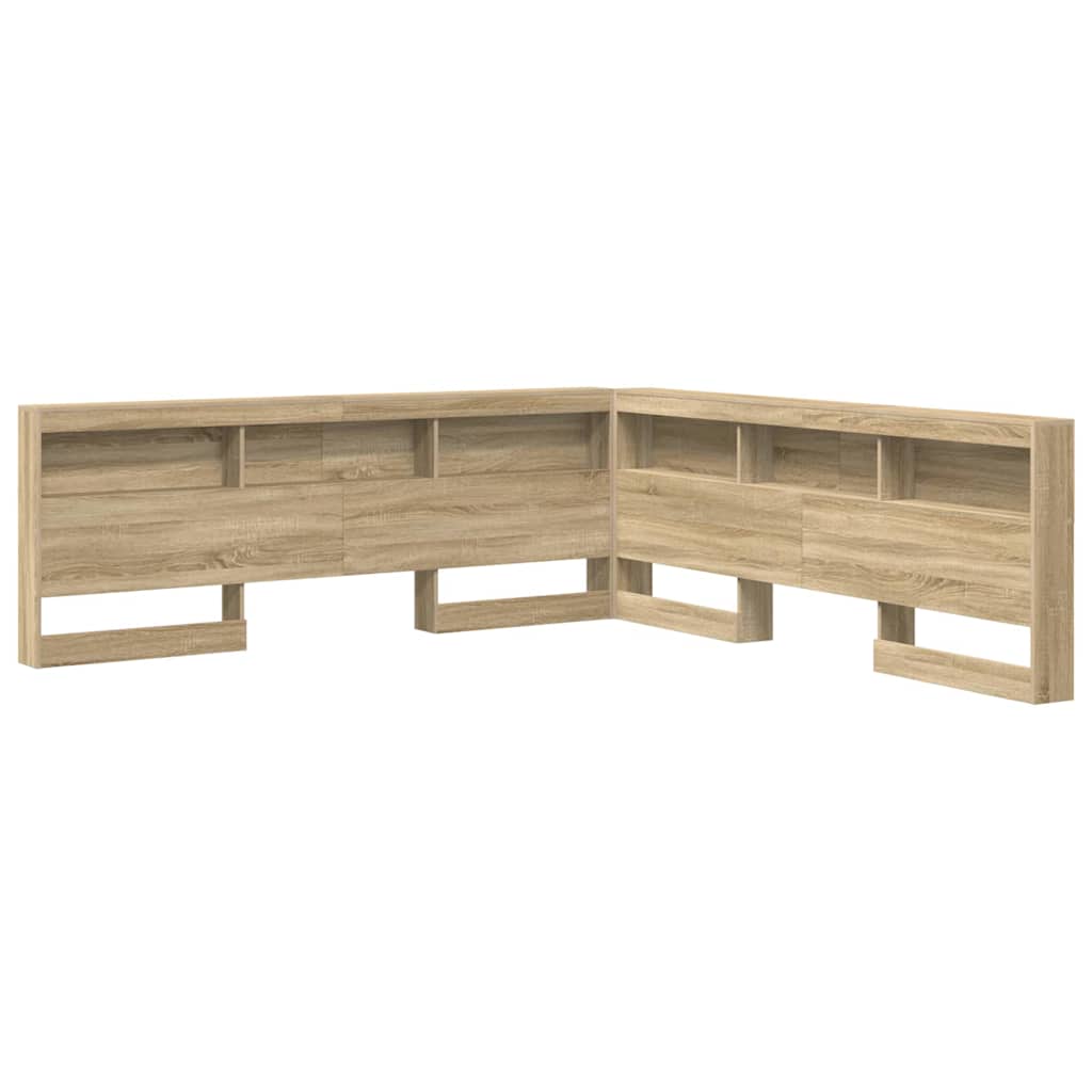 vidaXL Storage Headboard Sonoma Oak Engineered Wood