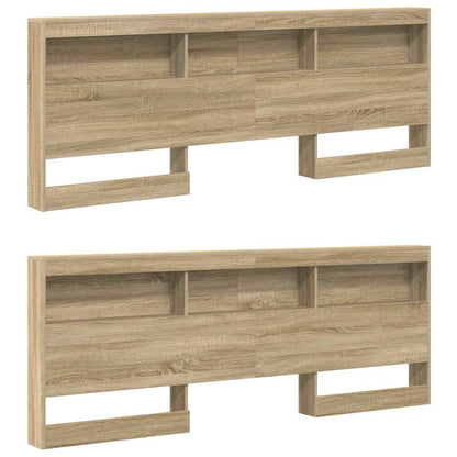 vidaXL Storage Headboard Sonoma Oak Engineered Wood