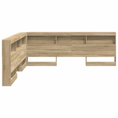 vidaXL Storage Headboard Sonoma Oak Engineered Wood