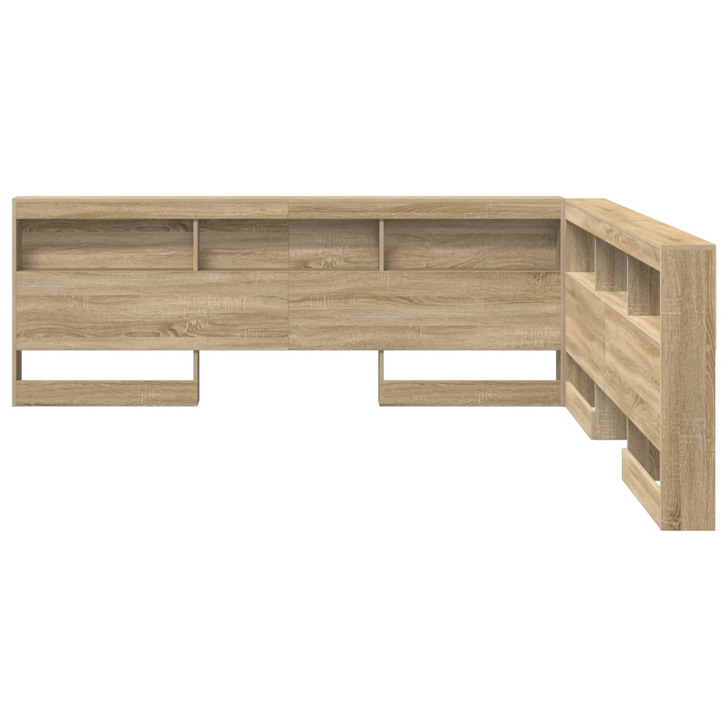 vidaXL Storage Headboard Sonoma Oak Engineered Wood