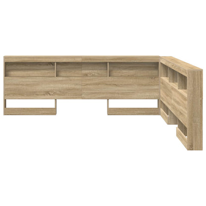 vidaXL Storage Headboard Sonoma Oak Engineered Wood