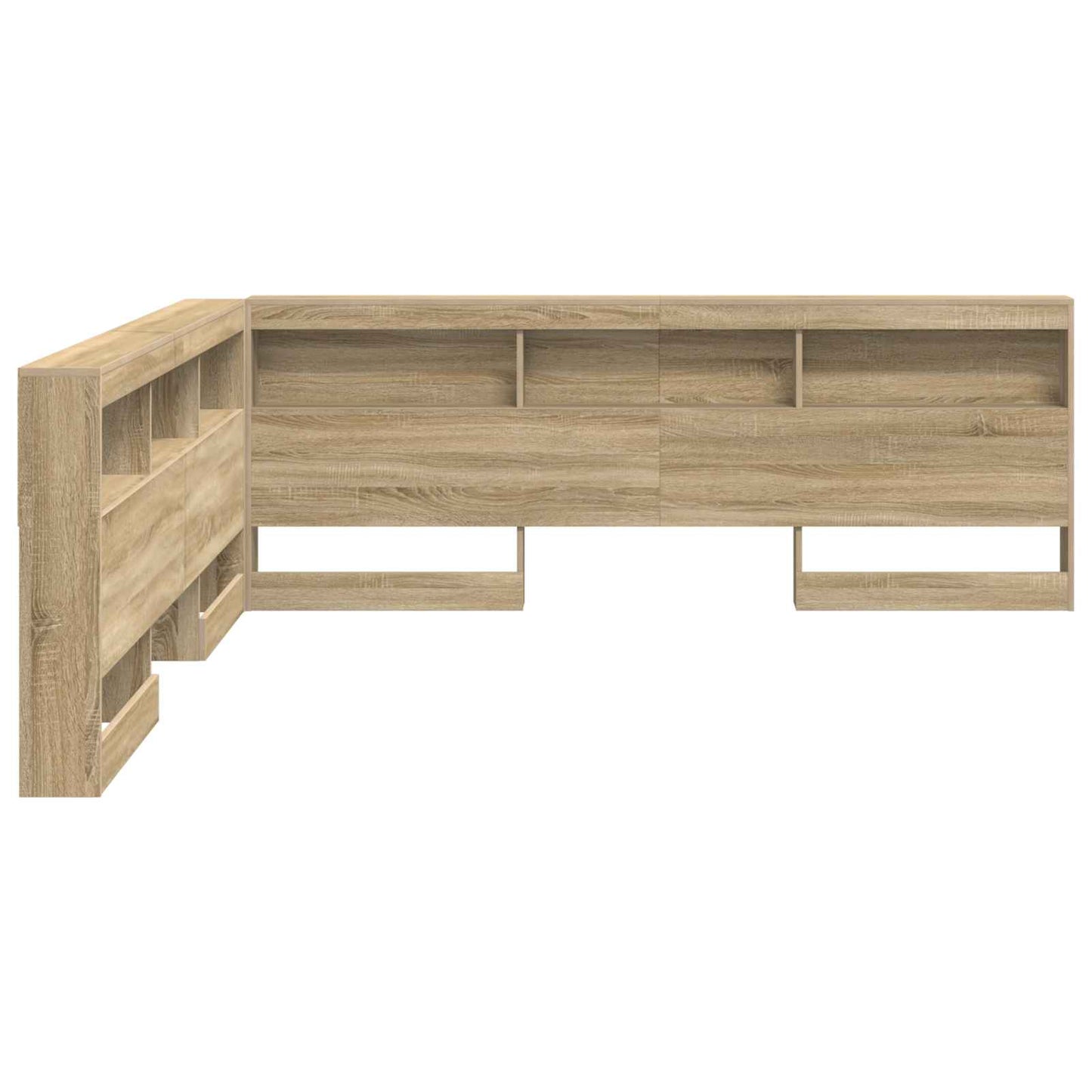vidaXL Storage Headboard Sonoma Oak Engineered Wood