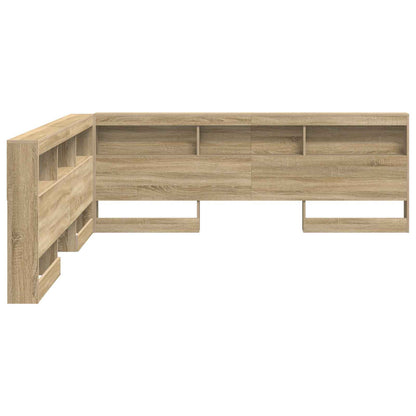 vidaXL Storage Headboard Sonoma Oak Engineered Wood