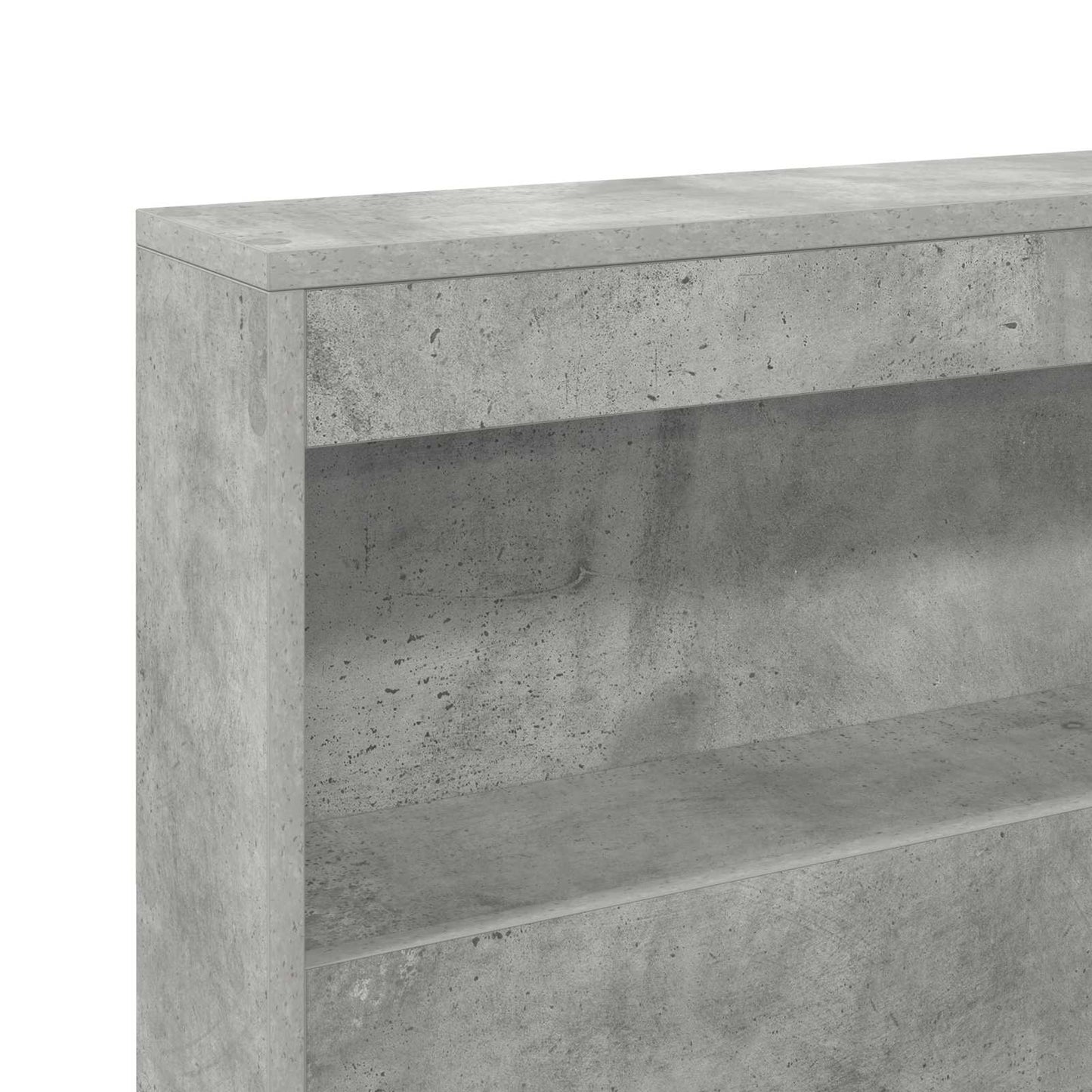 vidaXL Storage Headboard Concrete Grey 180 cm Engineered Wood