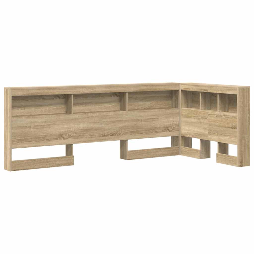 vidaXL Storage Headboard Sonoma Oak Engineered Wood