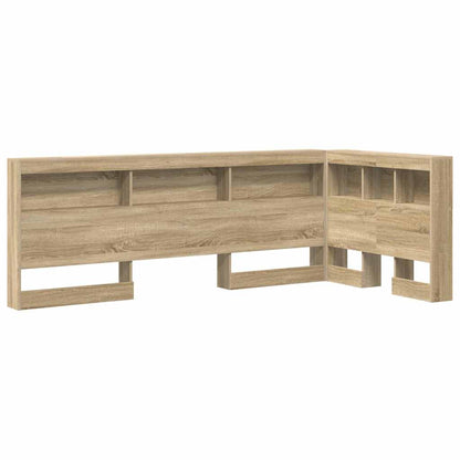 vidaXL Storage Headboard Sonoma Oak Engineered Wood