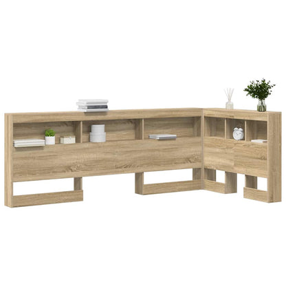 vidaXL Storage Headboard Sonoma Oak Engineered Wood