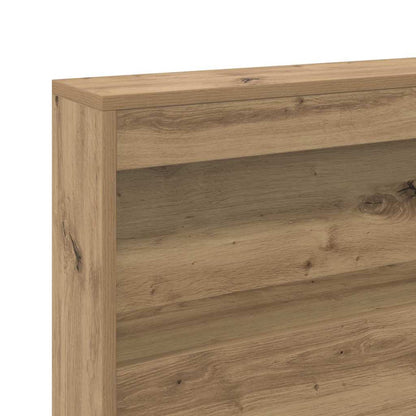 vidaXL Storage Headboard Artisan Oak Engineered Wood