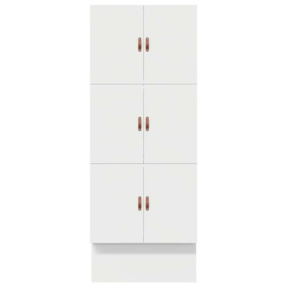 vidaXL Storage Bed Frame with Drawer White 80 cm Engineered Wood