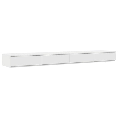 vidaXL Storage Bed Frame with Drawer White 200 cm Engineered Wood
