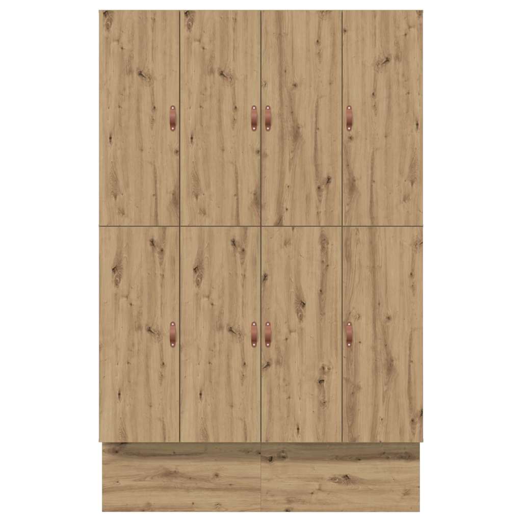 vidaXL Storage Bed Frame Artisan Oak 150 cm Engineered Wood