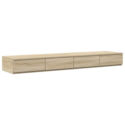 vidaXL Storage Bed Frame with Drawer Sonoma Oak 160 cm Engineered Wood