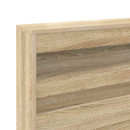vidaXL Bookcase Bed Sonoma oak 100 x 200 cm Engineered wood