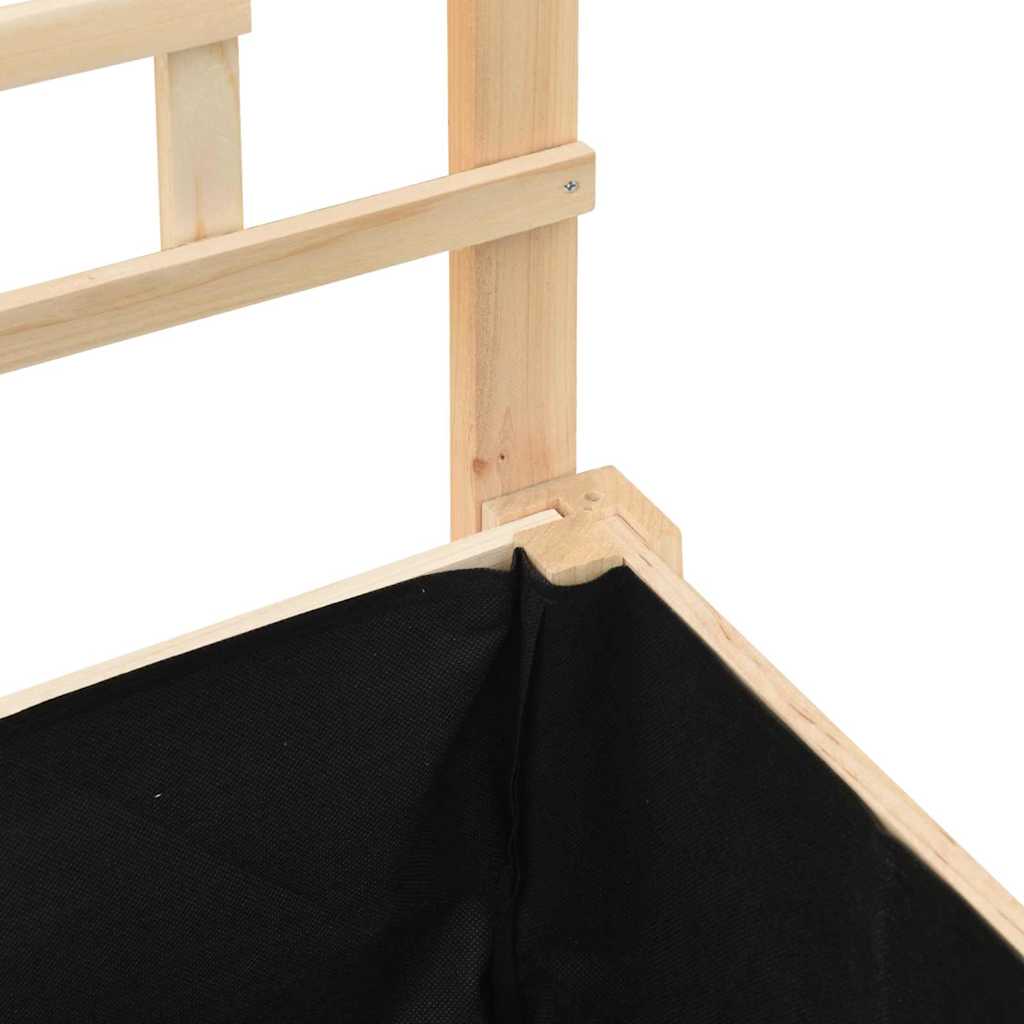 vidaXL Garden Planter Beige 203.5 x 54 x 152.5 cm Solid Fir Wood