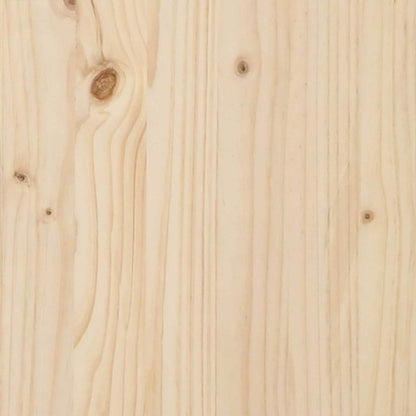 vidaXL Garden Planter Beige 90 x 90 x 76.5 cm Solid Fir Wood