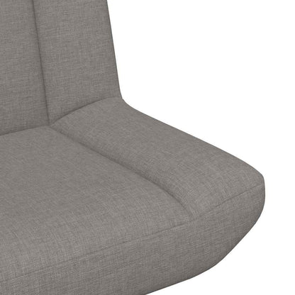 vidaXL Swivel Chair Taupe 63 x 75 x 76 cm Fabric