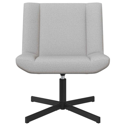vidaXL Swivel Chair Cloud Grey 63 x 75 x 76 cm Fabric