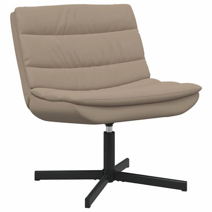 vidaXL Swivel Chair Cappuccino 63 x 75 x 76 cm PU
