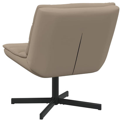 vidaXL Swivel Chair Cappuccino 63 x 75 x 76 cm PU