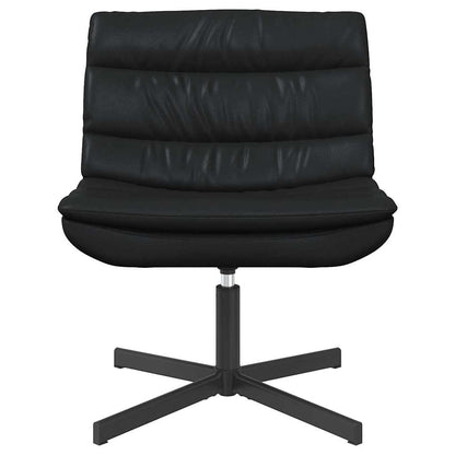 vidaXL Swivel Chair Black 63 x 75 x 76 cm Shiny PU