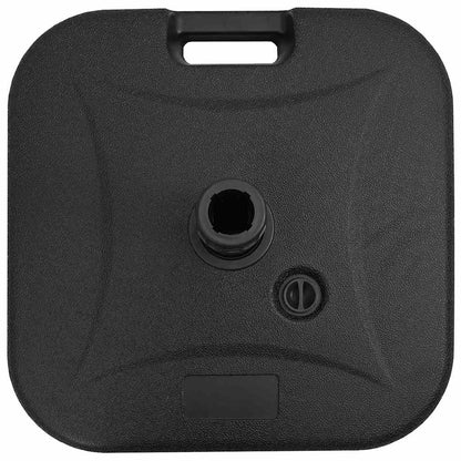 vidaXL Parasol Base Black 45 x 45 x 29.5 cm High-density polyethylene