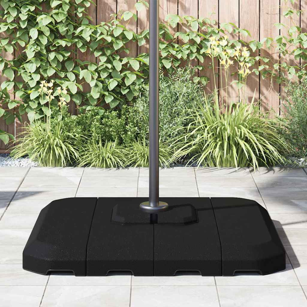 vidaXL Cantilever Umbrella Base Black 98 x 98 x 98 cm