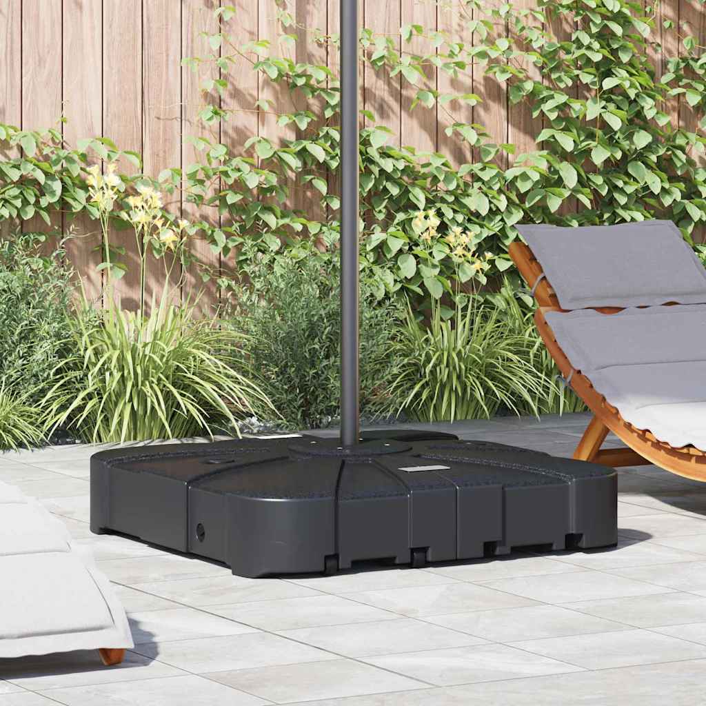 vidaXL Cantilever Umbrella Base Black 86 x 86 x 19 cm