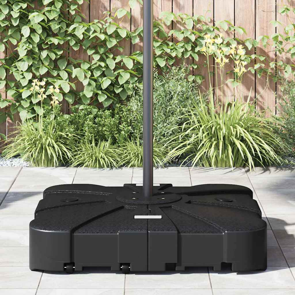 vidaXL Cantilever Umbrella Base Black 86 x 86 x 19 cm