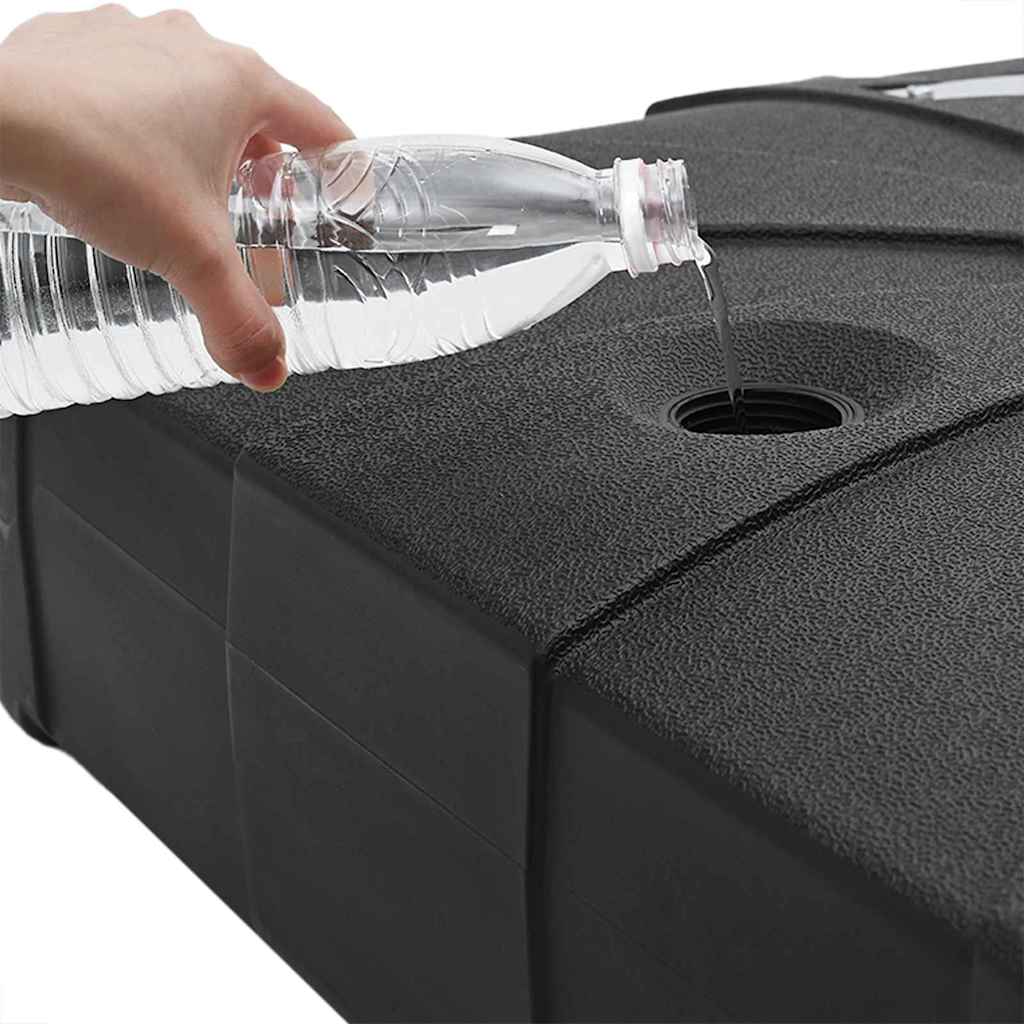 vidaXL Cantilever Umbrella Base Black 86 x 86 x 19 cm