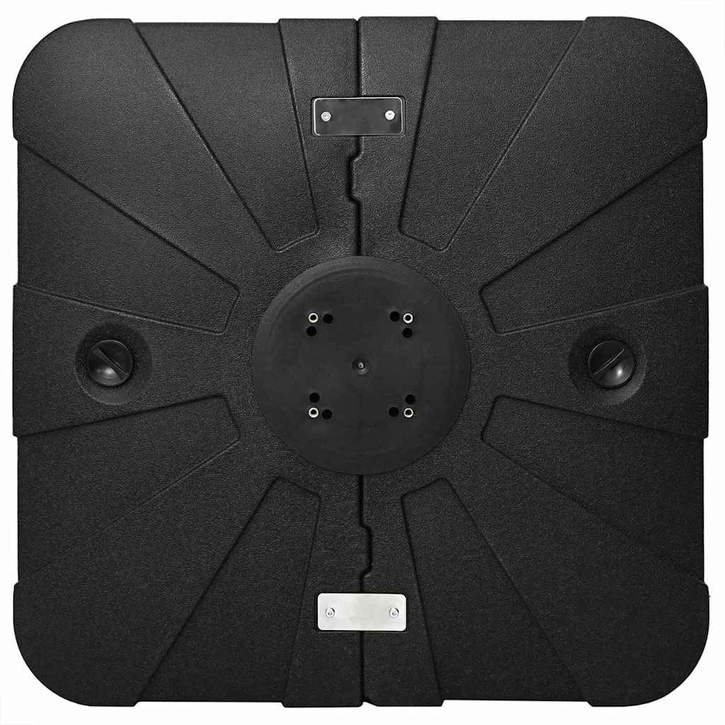 vidaXL Cantilever Umbrella Base Black 86 x 86 x 19 cm