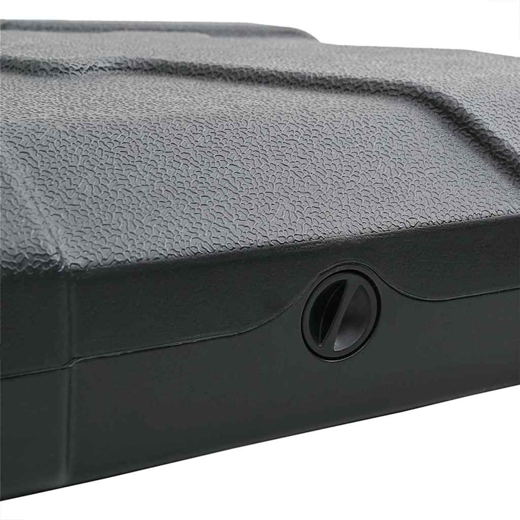 vidaXL Cantilever Umbrella Base Black 88.5 x 88.5 x 12 cm