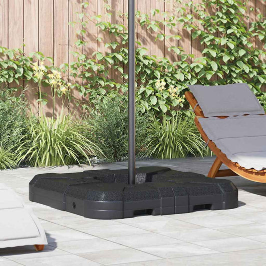vidaXL Cantilever Umbrella Base Black 88.5 x 88.5 x 12 cm