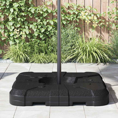 vidaXL Cantilever Umbrella Base Black 88.5 x 88.5 x 12 cm