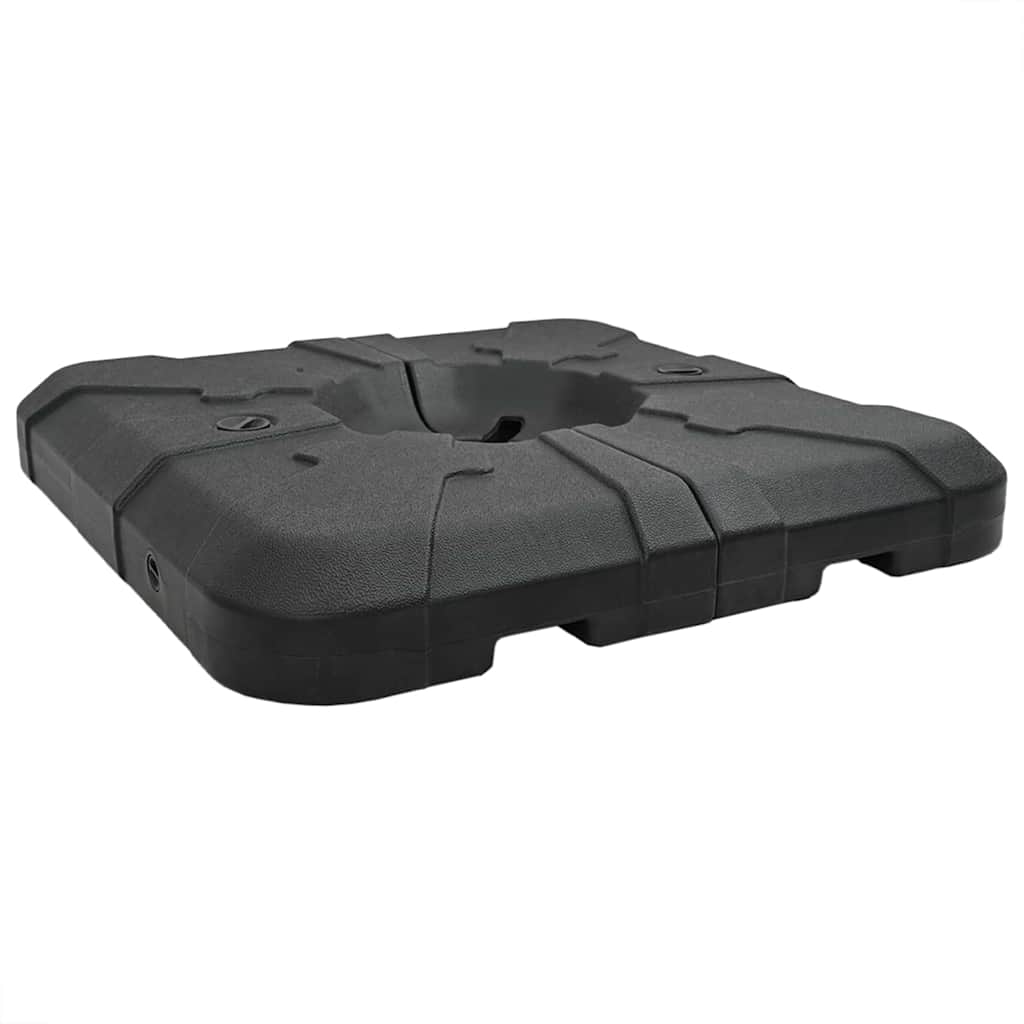 vidaXL Cantilever Umbrella Base Black 88.5 x 88.5 x 12 cm