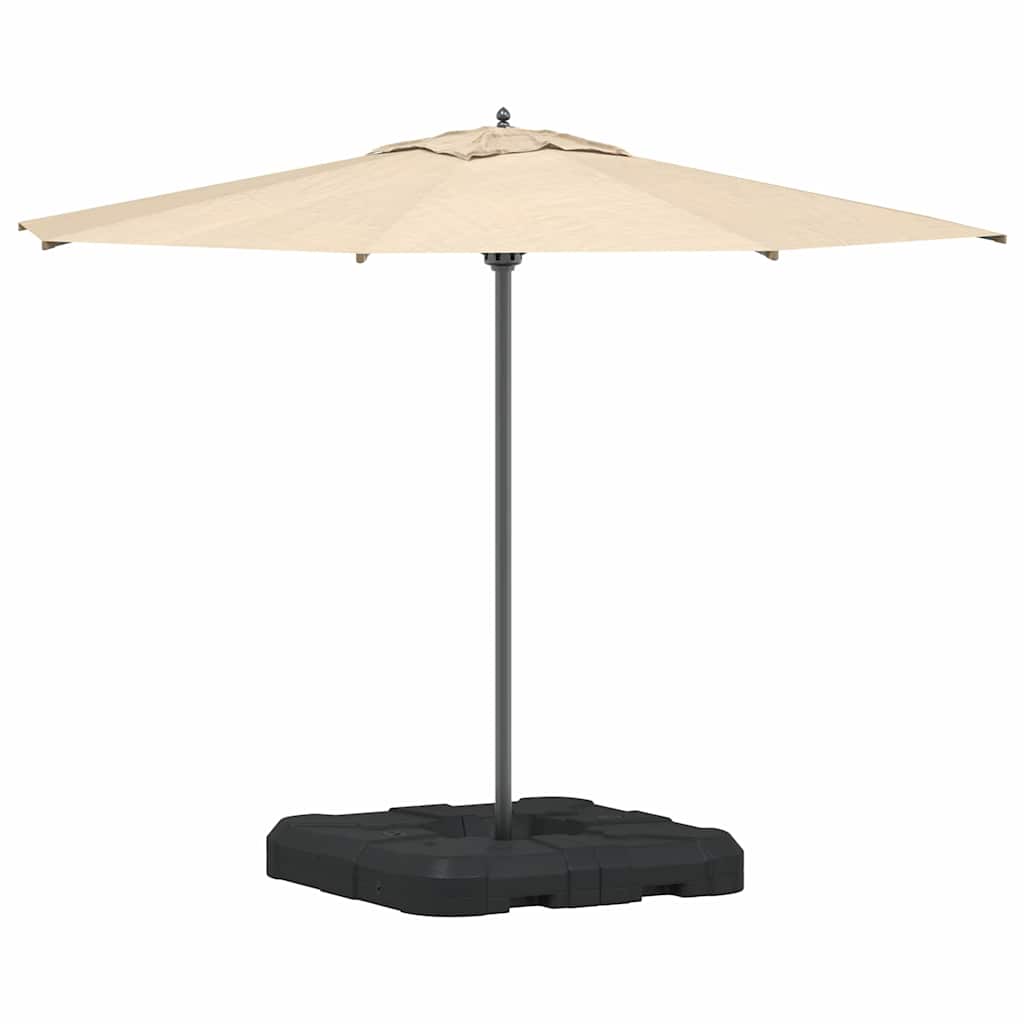 vidaXL Cantilever Umbrella Base Black 88.5 x 88.5 x 12 cm