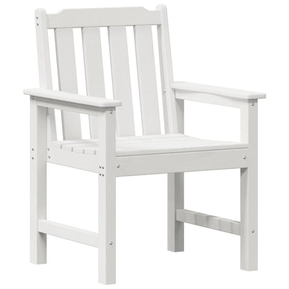 vidaXL Garden Chair 4 pcs White 65.5 x 59 x 88 cm Polyethylene