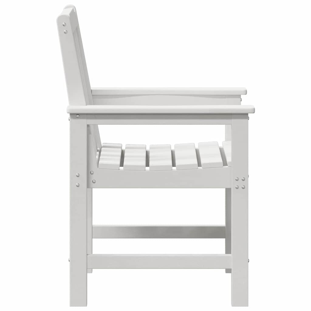 vidaXL Garden Chair 4 pcs White 65.5 x 59 x 88 cm Polyethylene