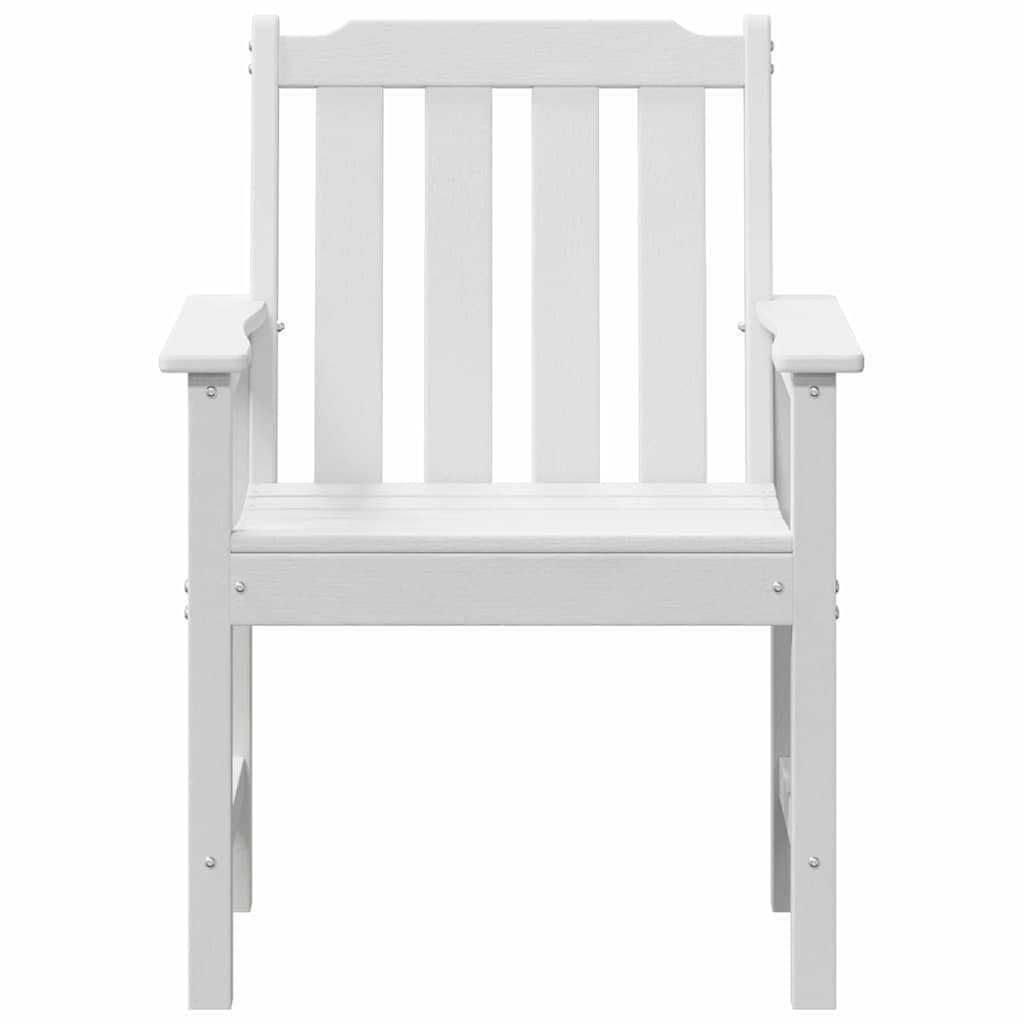 vidaXL Garden Chair 6 pcs White 65.5 x 59 x 88 cm Polyethylene