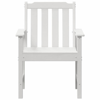 vidaXL Garden Chair 6 pcs White 65.5 x 59 x 88 cm Polyethylene