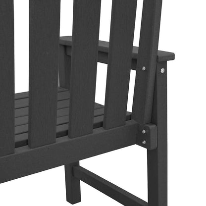 vidaXL Garden Chair 6 pcs Black 65.5 x 59 x 88 cm Polyethylene