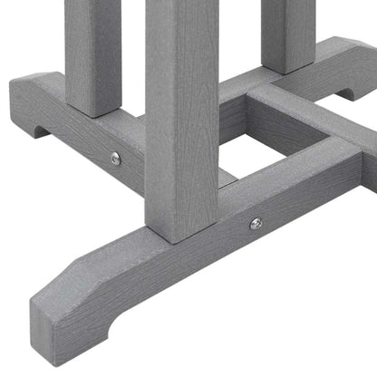 vidaXL Garden Bar Set 3 pcs Light Grey HDPE