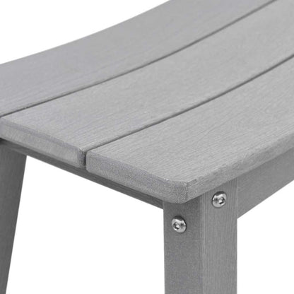 vidaXL Garden Bar Set 4 pcs Light Grey HDPE