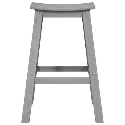 vidaXL Garden Bar Set 4 pcs Light Grey HDPE