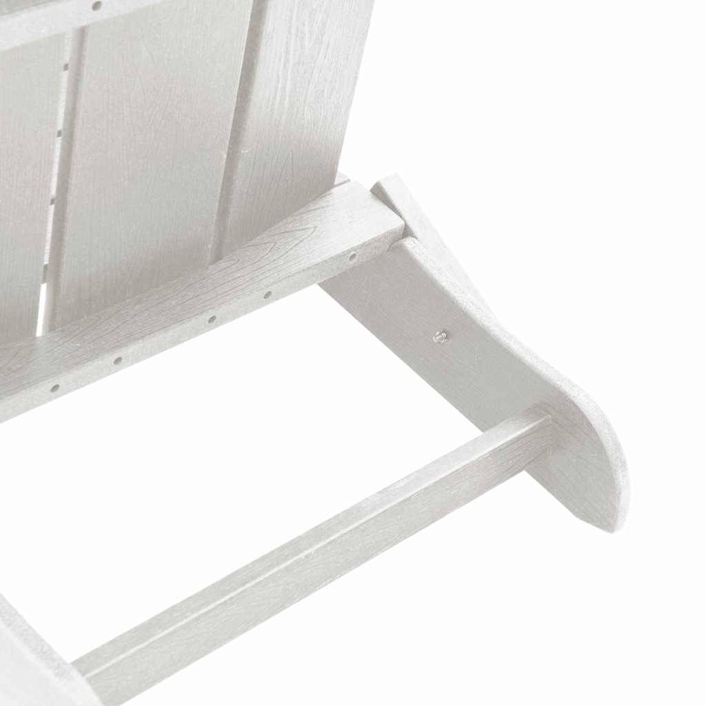 vidaXL Garden Chair 3 pcs White 80.5 x 74.5 x 92 cm Polyethylene