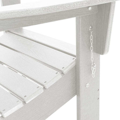vidaXL Garden Chair 3 pcs White 80.5 x 74.5 x 92 cm Polyethylene