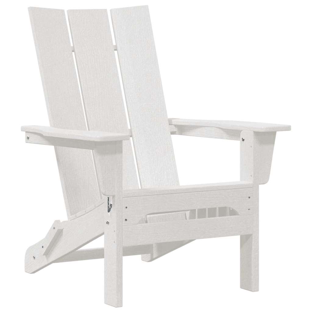vidaXL Garden Chair 3 pcs White 80.5 x 74.5 x 92 cm Polyethylene