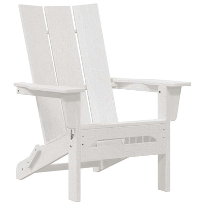 vidaXL Garden Chair 3 pcs White 80.5 x 74.5 x 92 cm Polyethylene